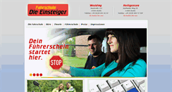 Desktop Screenshot of fahrschule-einsteiger.de